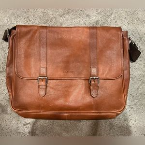Cole Haan Leather Messenger Bag